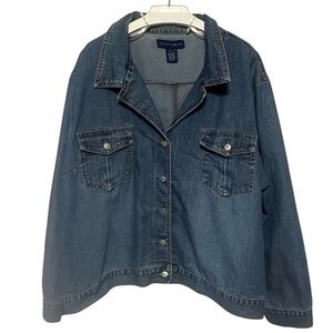 MISTE BLUE Plus Jean Jacket